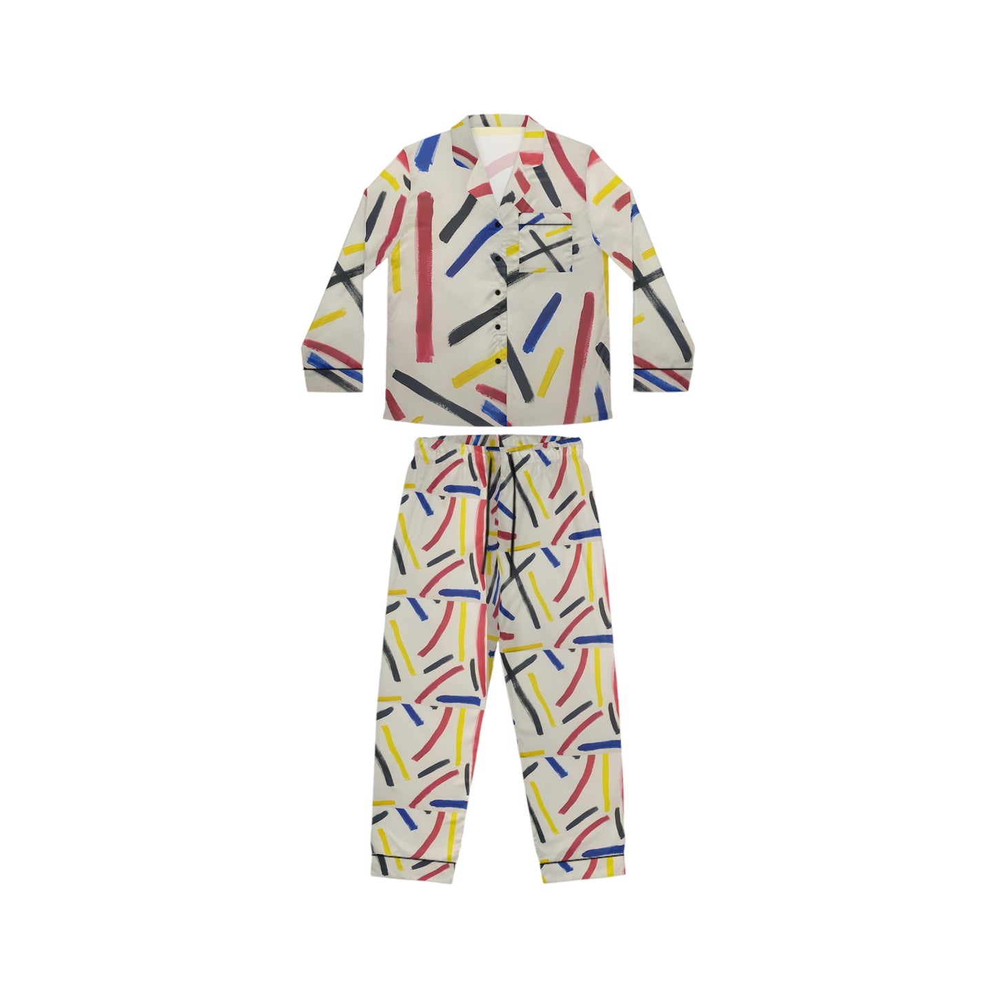 Women's Satin Pajamas (AOP)