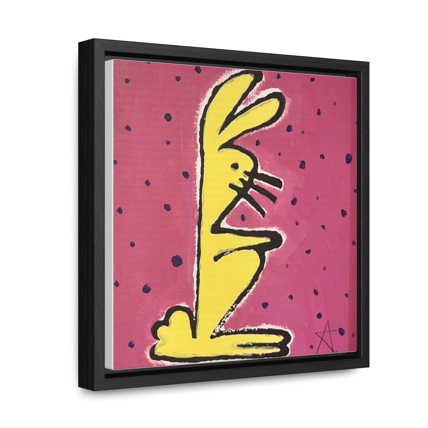 Bunny Baby Gallery Canvas Wraps, Square Frame
