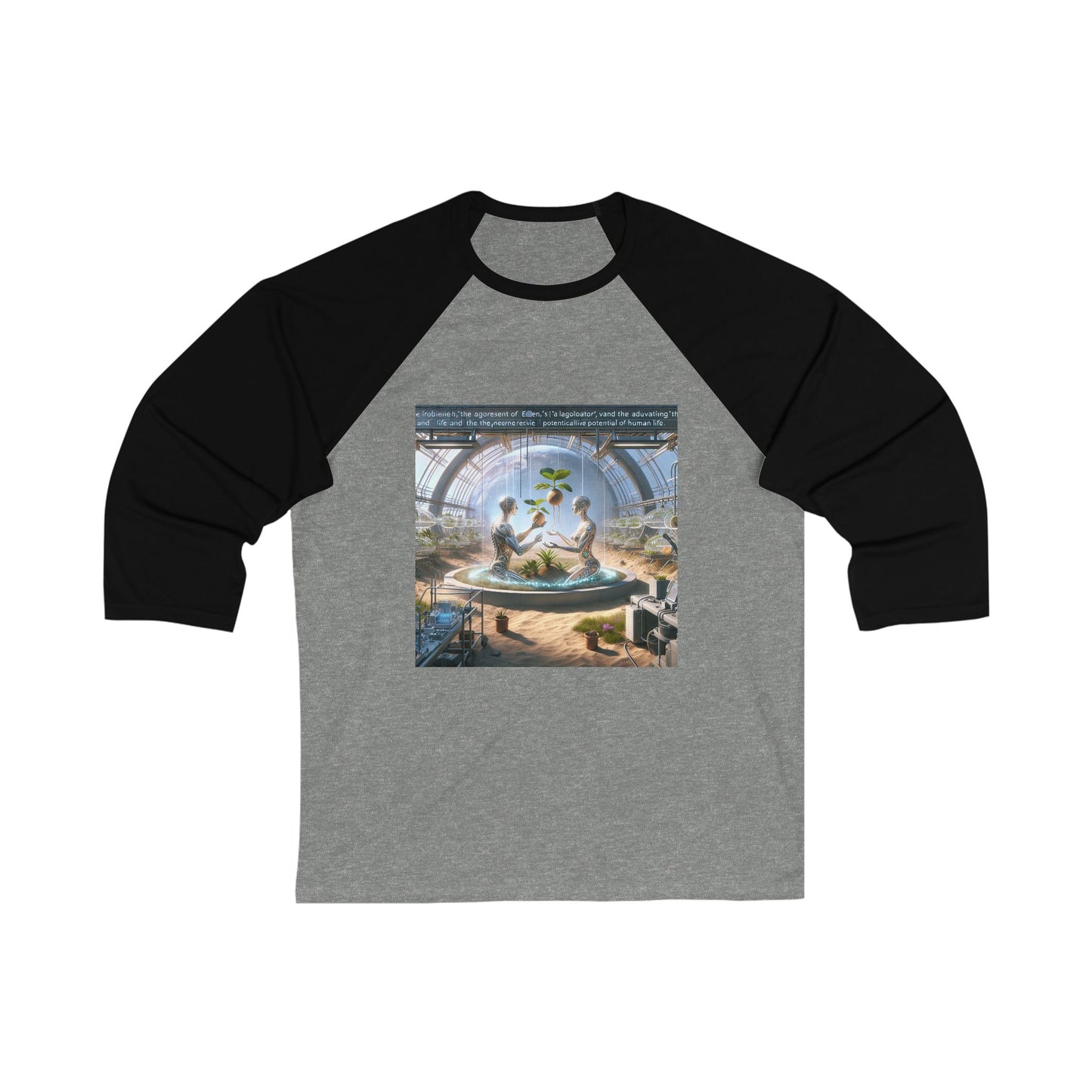 Unisex 3\4 Sleeve Baseball Tee