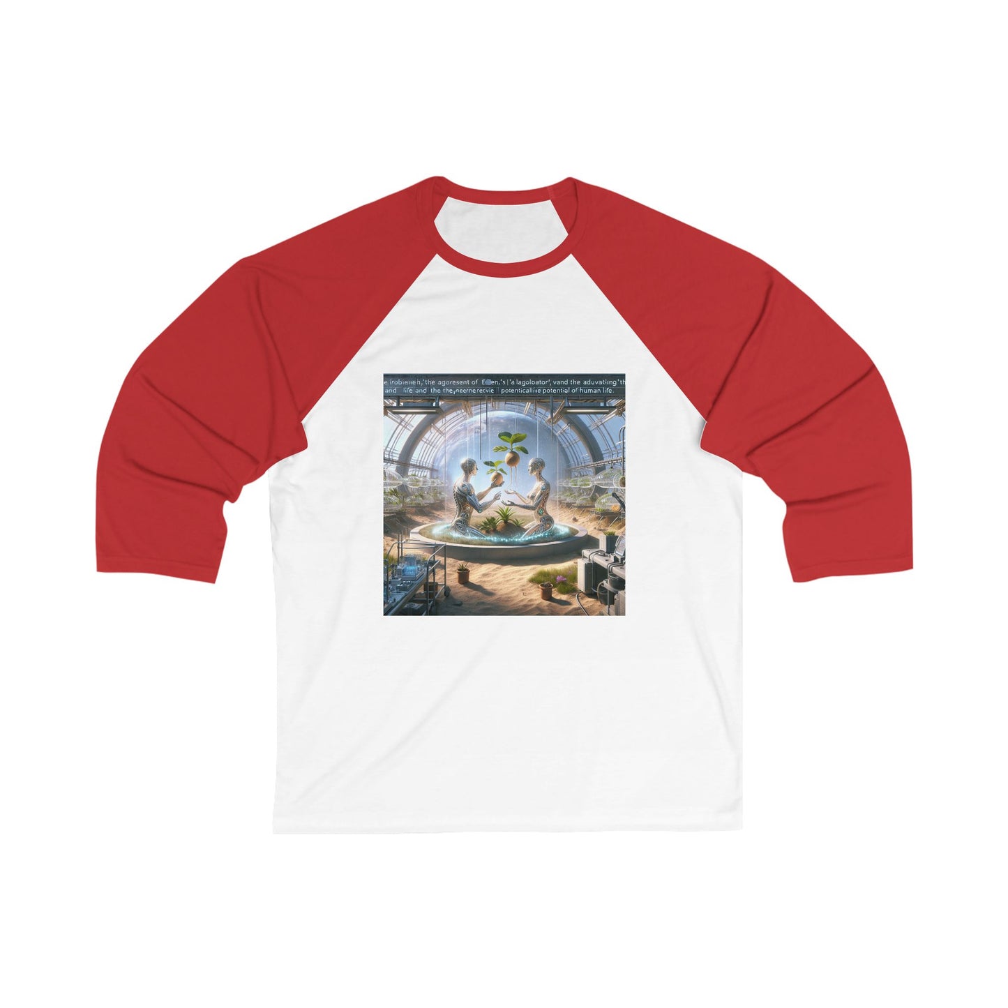 Unisex 3\4 Sleeve Baseball Tee
