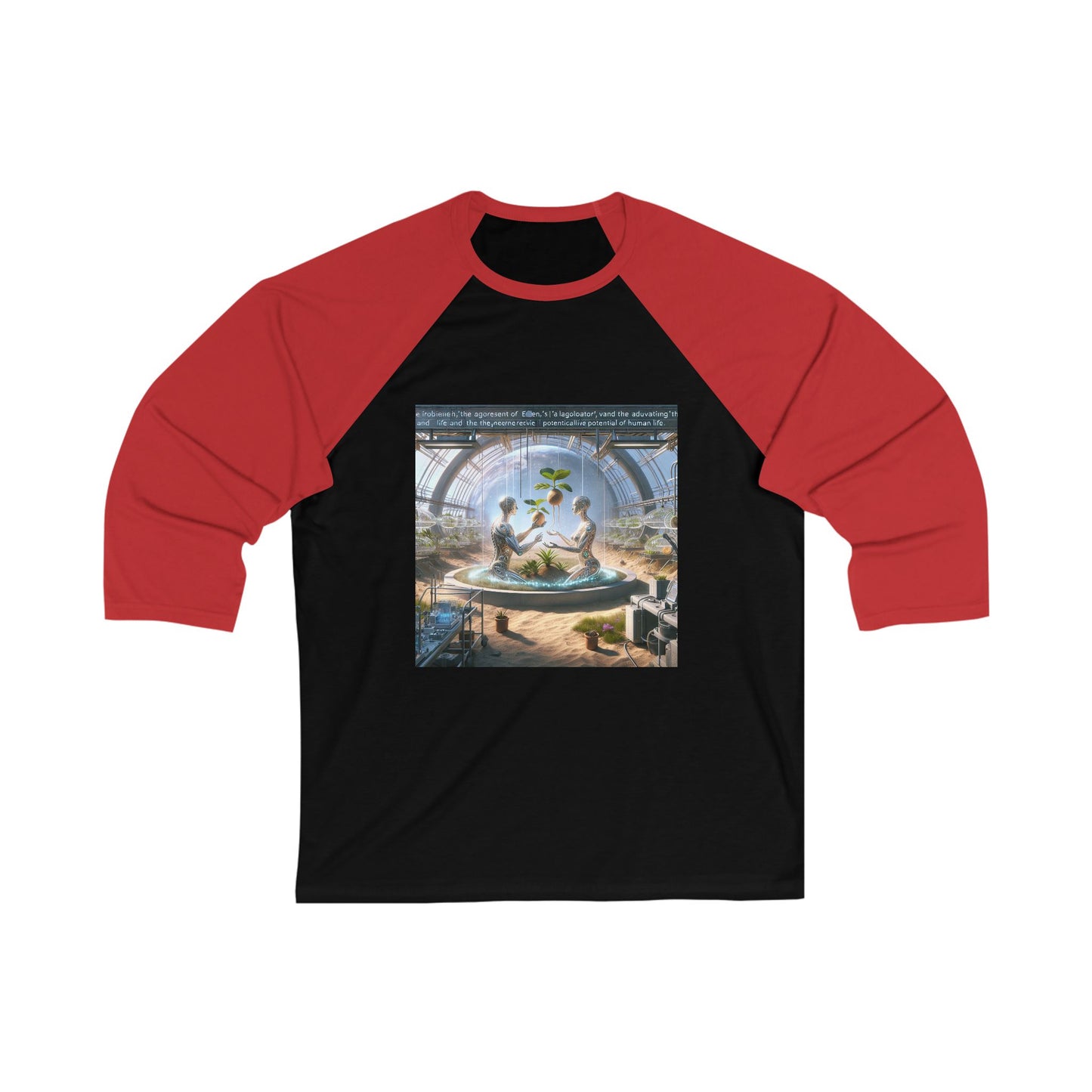 Unisex 3\4 Sleeve Baseball Tee