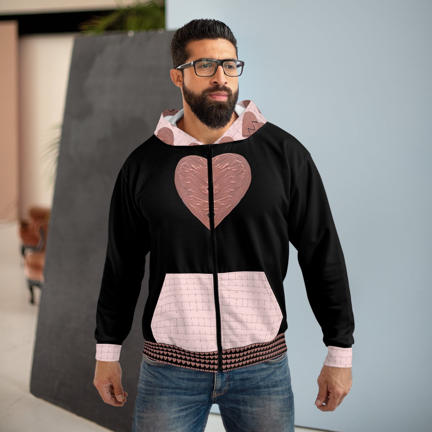 Unisex Zip Hoodie (AOP)