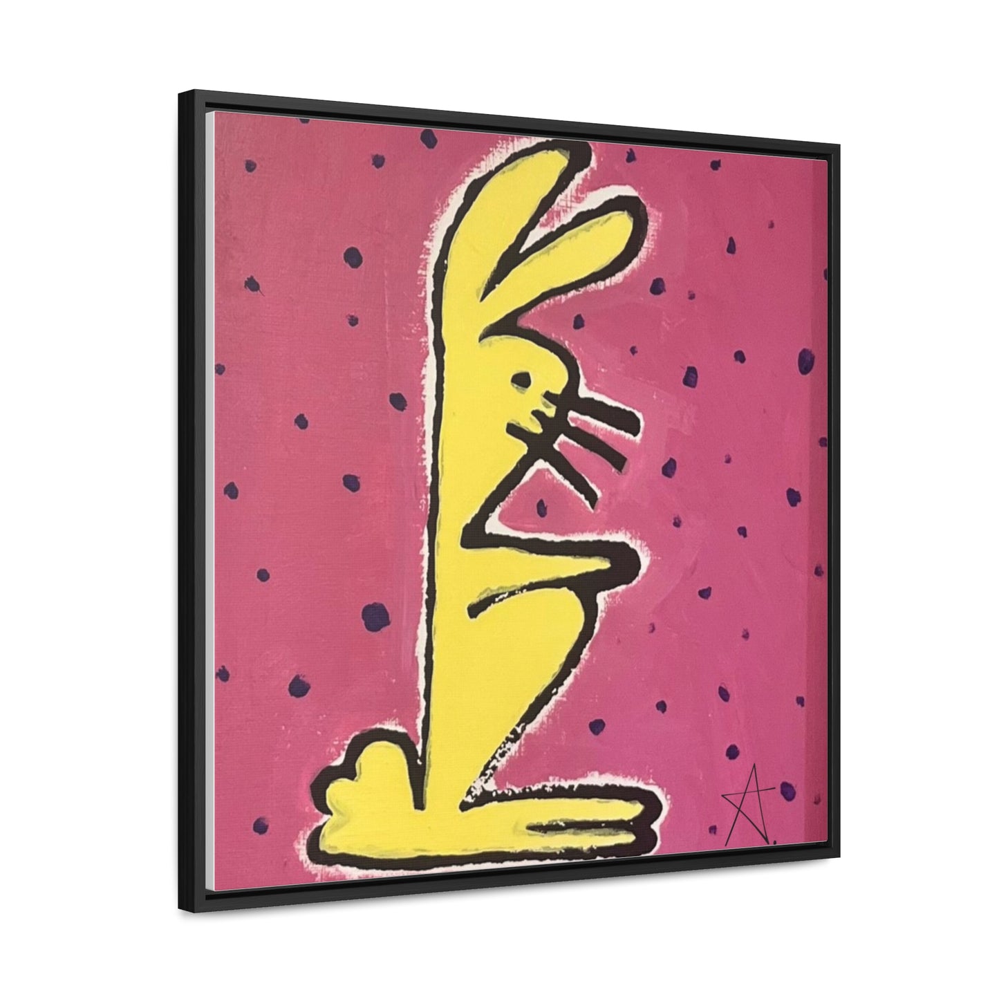 Bunny Baby Gallery Canvas Wraps, Square Frame