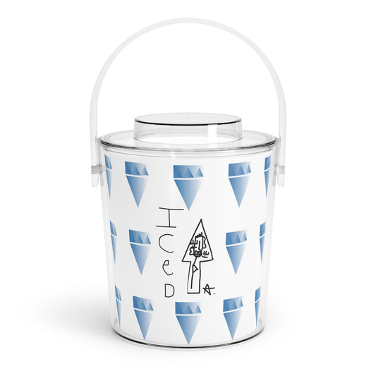 Ice Bucket with Tongs