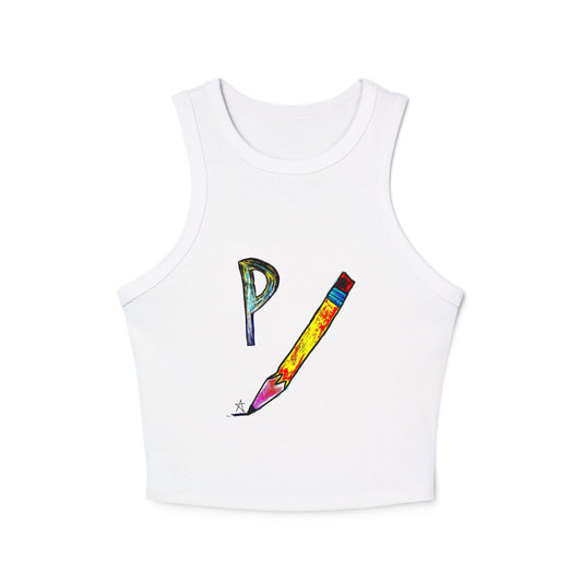 Women's Micro Rib Racer Tank Top