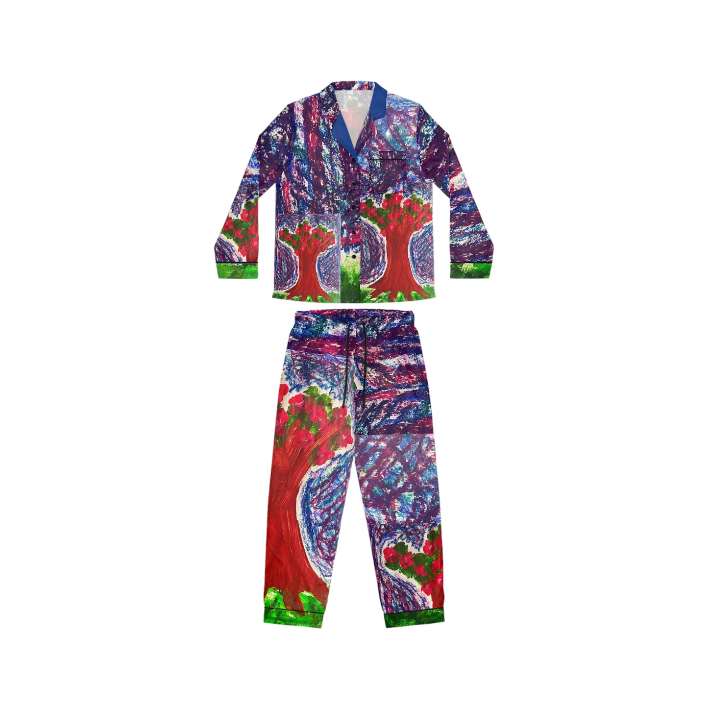 Tree of life Satin Pajamas (AOP)