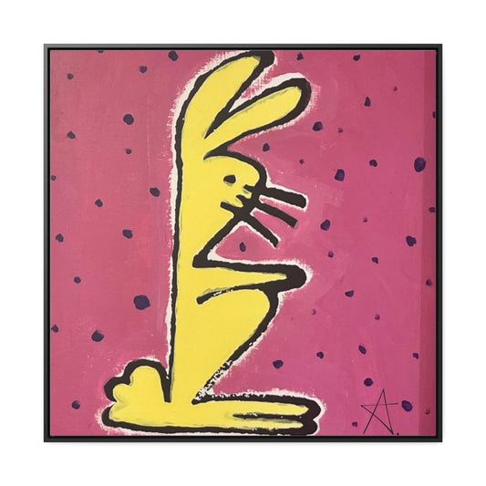 Bunny Baby Gallery Canvas Wraps, Square Frame