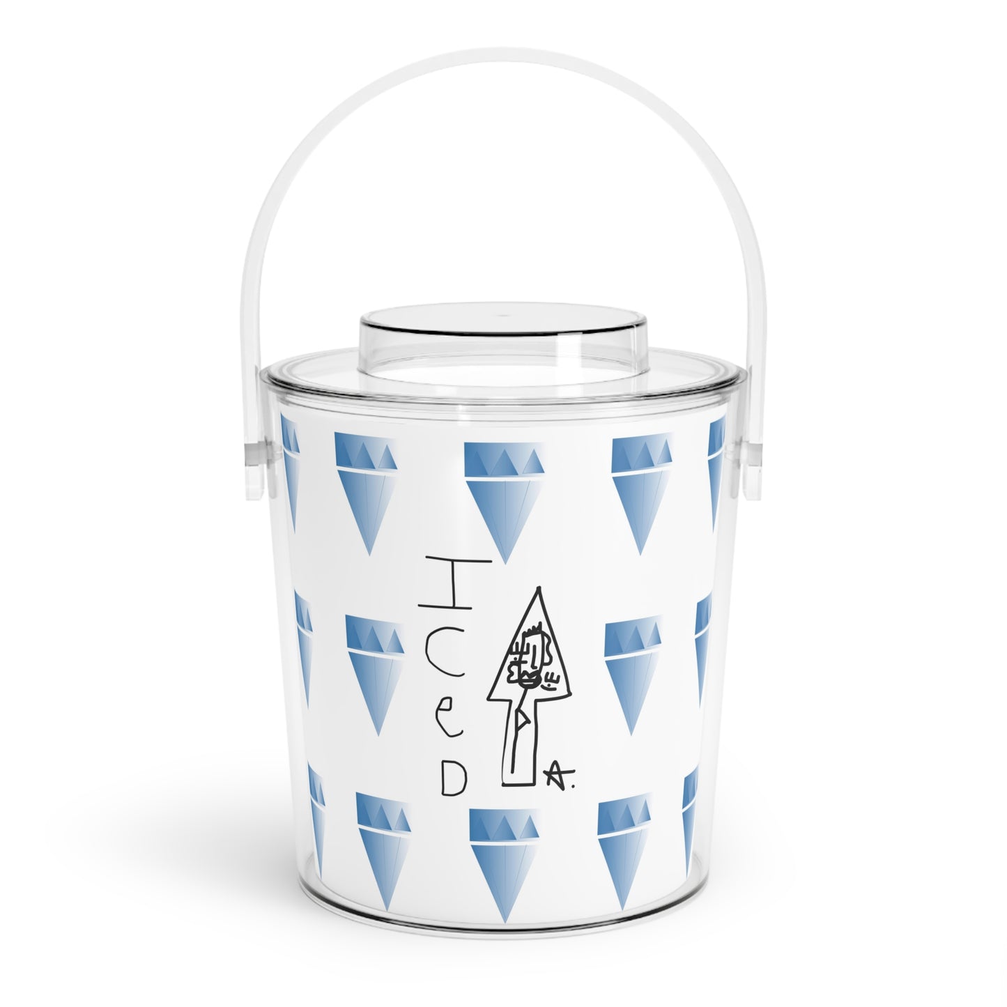 Ice Bucket with Tongs