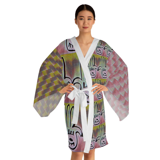 Long Sleeve Kimono Robe (AOP)