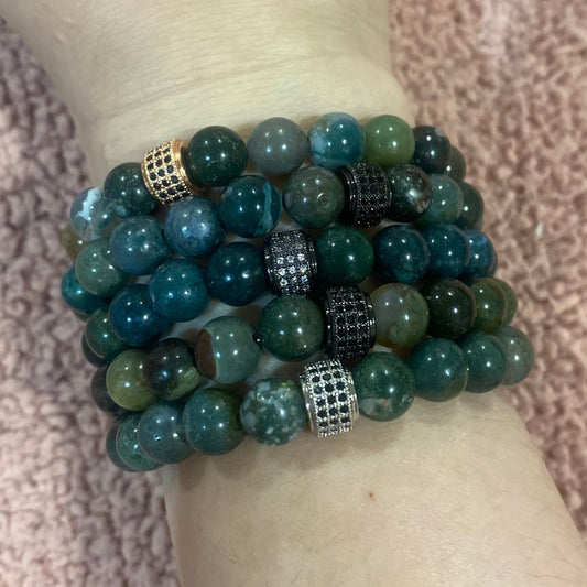 Indian Agate Power Stone Bracelets